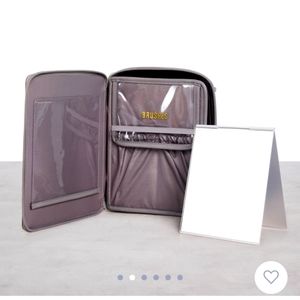 Beis Dopp Kit and Cosmetic Train Case in Grey